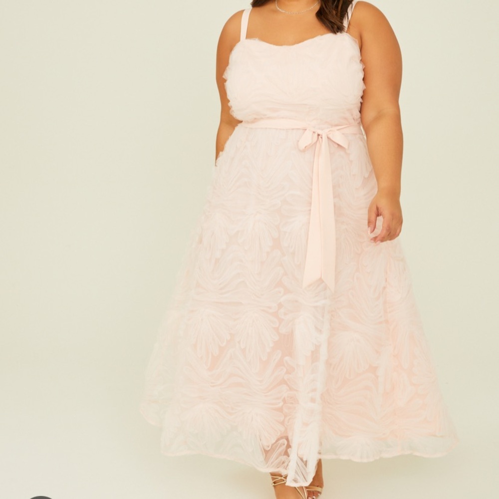 MIDI dress light pink